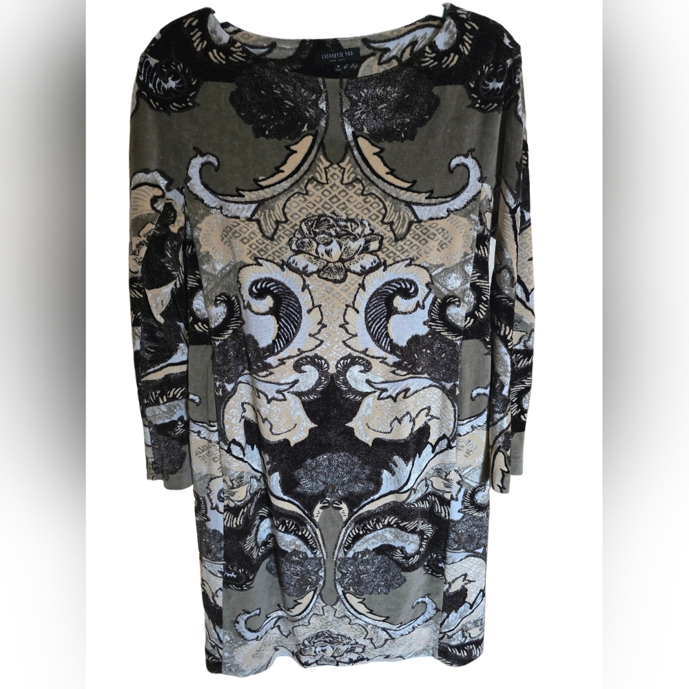 Lafayette 148 Velvet Shift dress - Picture 5 of 5
